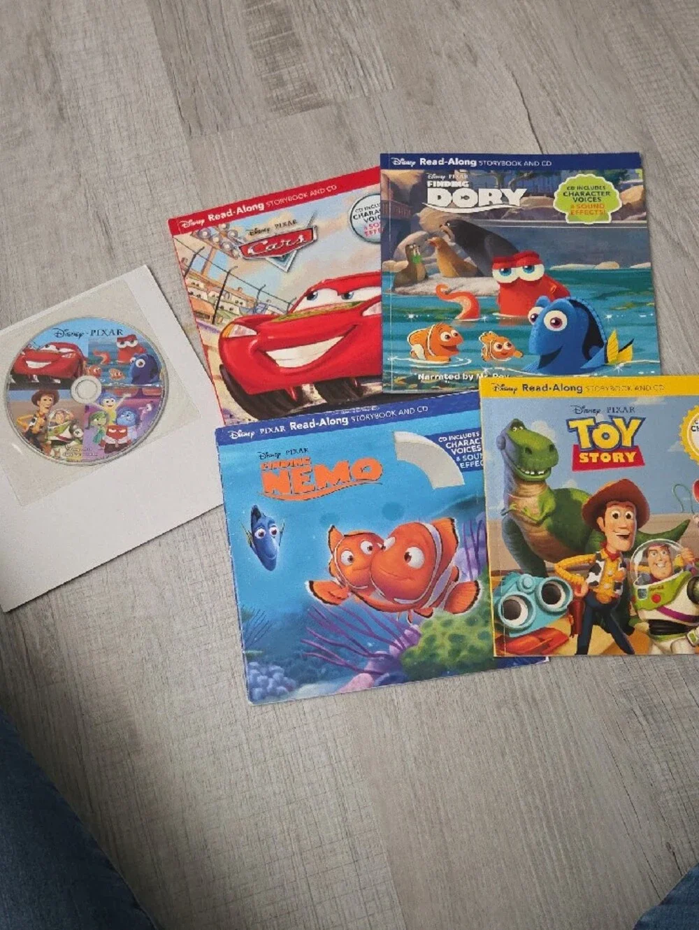 Disney Kids Read-Along Storybook & CD Set - Blue- Read Description